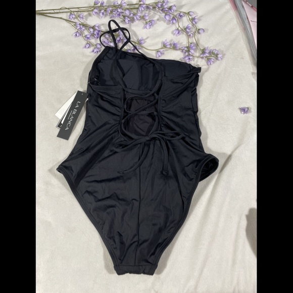 NWT La Blanca Island Goddess One Shoulder Piece 4 - Picture 9 of 12